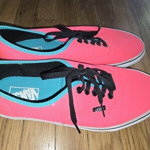 Vans Women's Pink Canvas Sneakers
